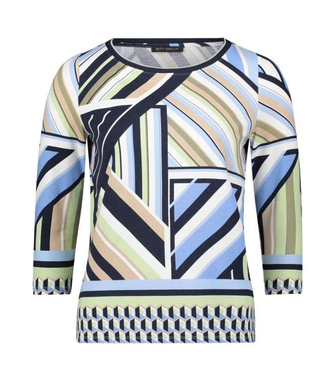 Betty Barclay Shirt Kurz 3/4 Arm 8850 Blue/green