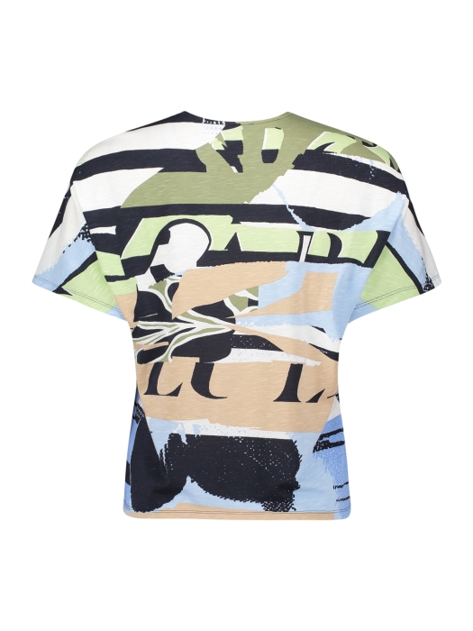 Betty Barclay Shirt Kurz 1/2 Arm 8872 Blue/beige