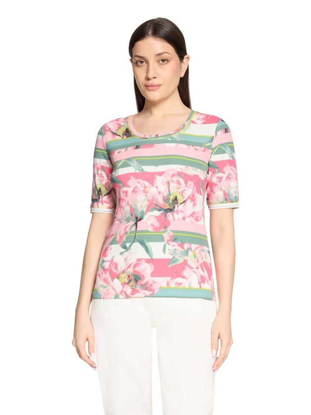 Betty Barclay Shirt Kurz 1/2 Arm 4815 Rose/cream