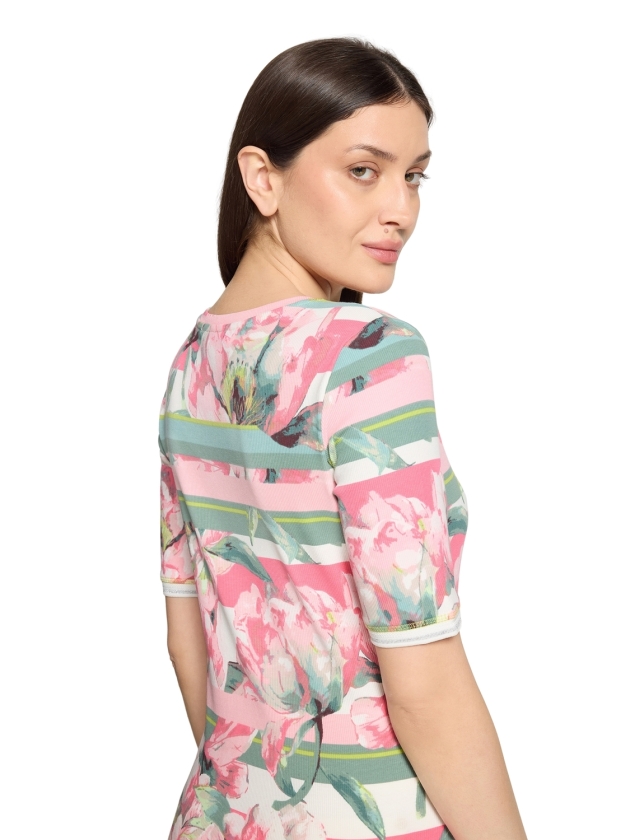 Betty Barclay Shirt Kurz 1/2 Arm 4815 Rose/cream