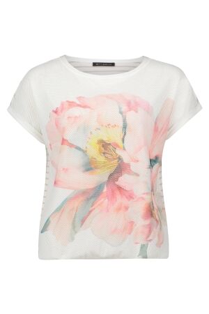 Betty Barclay Shirt Kurz 1/2 Arm 1945 Patch cream/rose