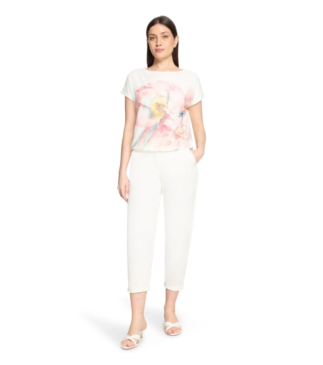 Betty Barclay Shirt Kurz 1/2 Arm 1945 Patch cream/rose