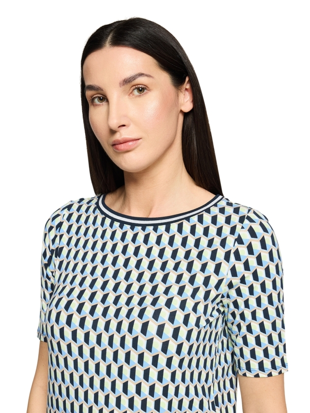 Betty Barclay Shirt Kurz 1/2 Arm 8850 Blue/green