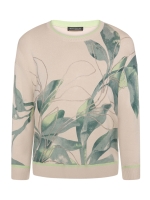 Betty Barclay Strickpullover Kurz 3/4 Arm 7856 Beige/green