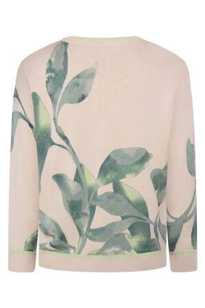 Betty Barclay Strickpullover Kurz 3/4 Arm 7856 Beige/green