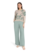 Betty Barclay Strickpullover Kurz 3/4 Arm 7856 Beige/green