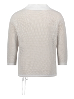 Betty Barclay Strickpullover Kurz 3/4 Arm 1973 Patch cream/beige