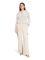 Betty Barclay Strickpullover Kurz 3/4 Arm 1973 Patch cream/beige