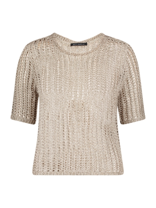 Betty Barclay Strickpullover Kurz 1/2 Arm 7243 Classic beige