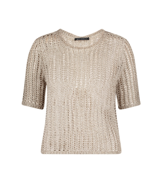 Betty Barclay Strickpullover Kurz 1/2 Arm 7243 Classic beige