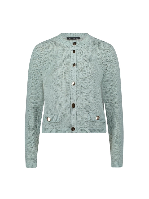 Betty Barclay Strickjacke Kurz 1/1 Arm 8270 Gray mist