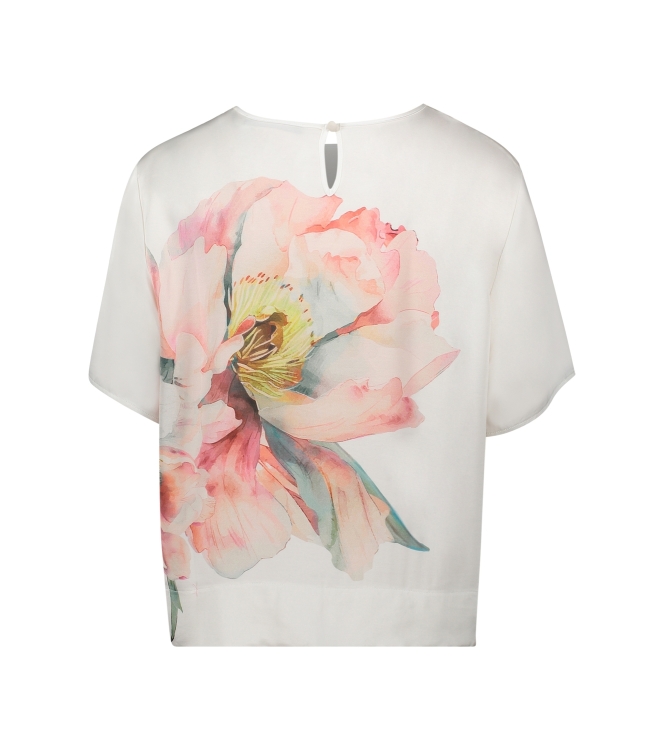 Betty Barclay Bluse Kurz 1/2 Arm 1945 Patch cream/rose