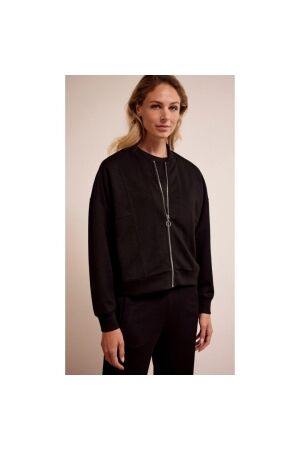 Tramontana Technical Sweat Bomber Jacket 009000 Black