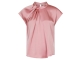 Neo Noir Fleur drapy satin blouse 754 Light pink