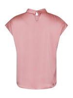 Neo Noir Fleur drapy satin blouse 754 Light pink