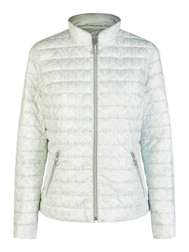 Lebek Jacke Stepp z. wenden 634 Mint/offwhite