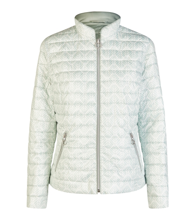 Lebek Jacke Stepp z. wenden 634 Mint/offwhite