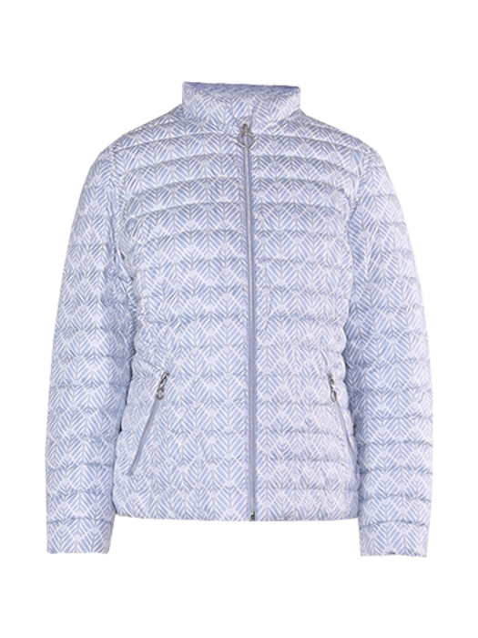 Lebek Jacke Stepp z. wenden 750 Sky blue/offwhite