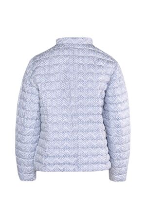 Lebek Jacke Stepp z. wenden 750 Sky blue/offwhite
