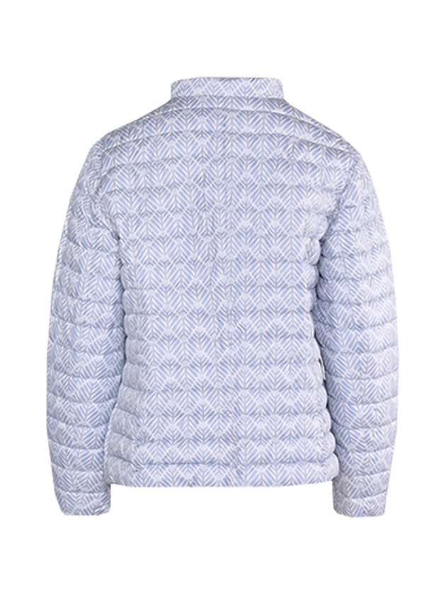 Lebek Jacke Stepp z. wenden 750 Sky blue/offwhite