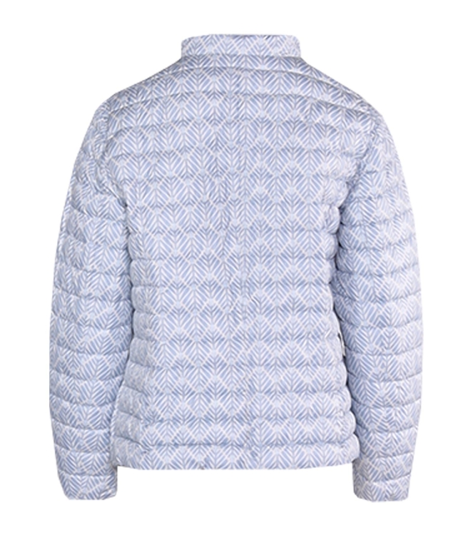 Lebek Jacke Stepp z. wenden 750 Sky blue/offwhite