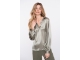 Geisha Satin blouse 000520 Soft green