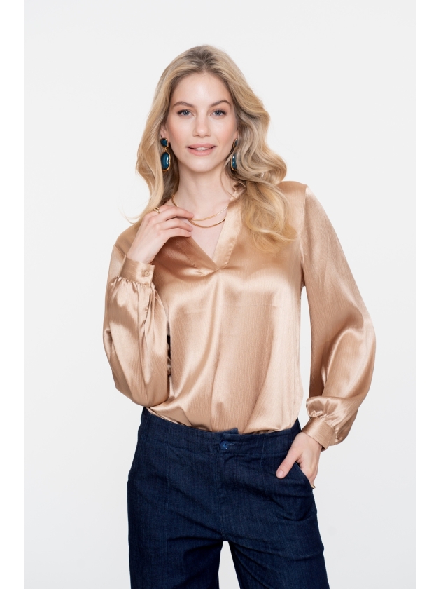 Geisha Satin blouse