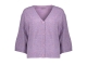 Geisha Cardigan v-neck 3/4 sleeves 000300 Lilac