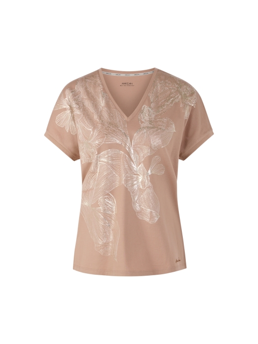 MarcCain Collections T-Shirt 619 Warm taupe new