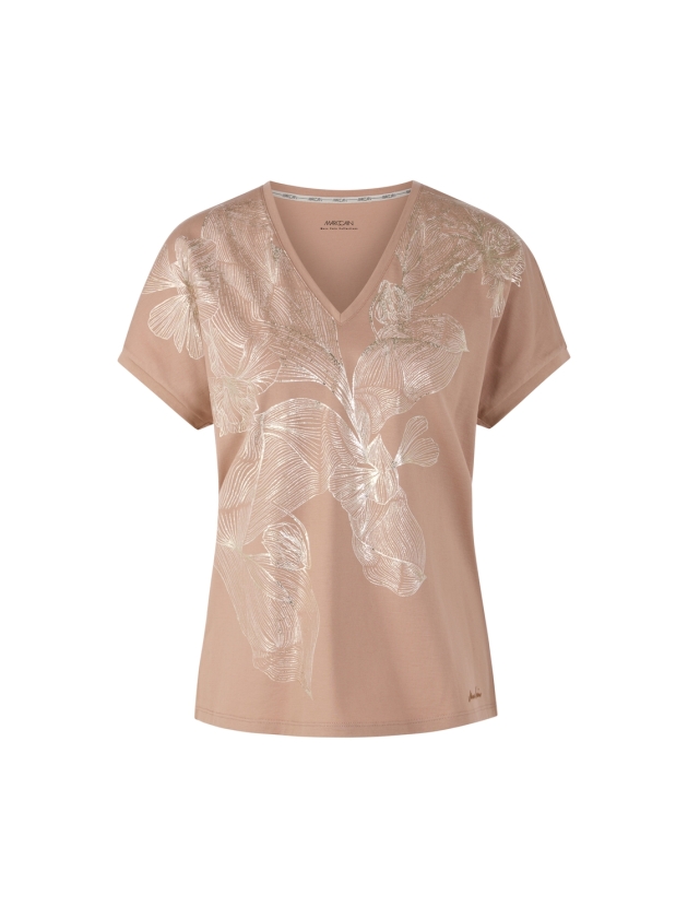 MarcCain Collections T-Shirt 619 Warm taupe new