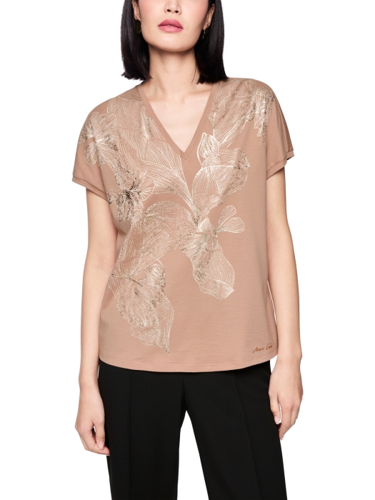 MarcCain Collections T-Shirt 619 Warm taupe new