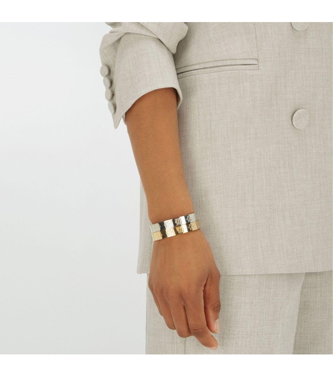 Josh V JV BIRGITTE bangle with logo 006 gold