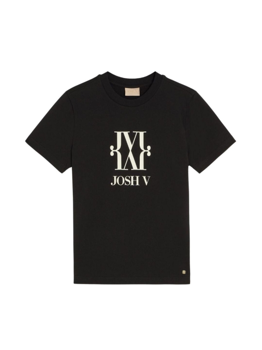 Josh V JV DORIE MONOGRAM slim fit T-shirt 300 black
