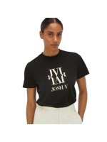 Josh V JV DORIE MONOGRAM slim fit T-shirt 300 black