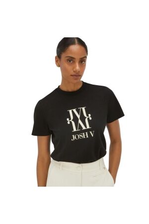 Josh V JV DORIE MONOGRAM slim fit T-shirt 300 black