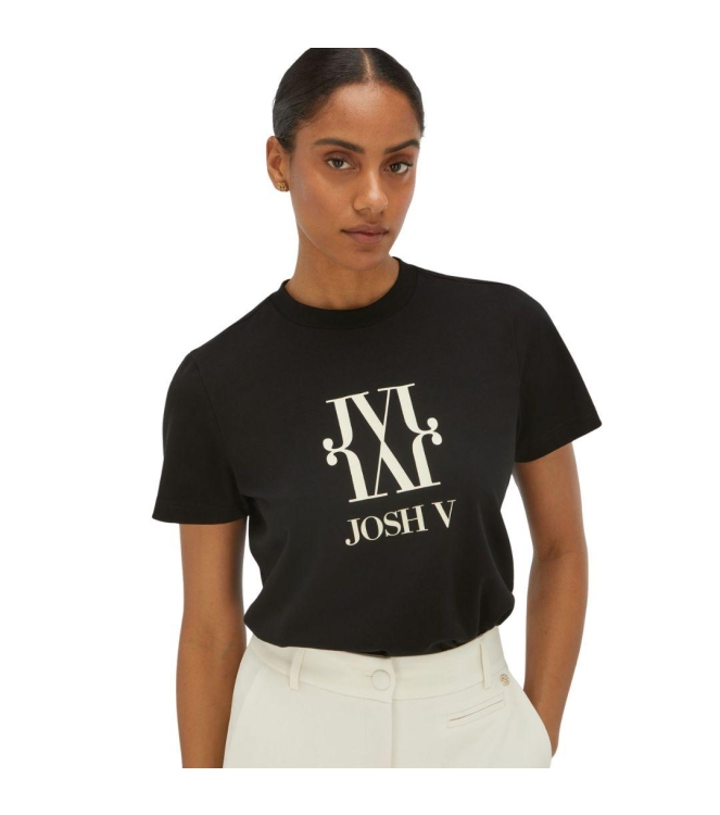 Josh V JV DORIE MONOGRAM slim fit T-shirt 300 black