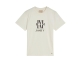 Josh V JV DORIE MONOGRAM slim fit T-shirt 033 off white