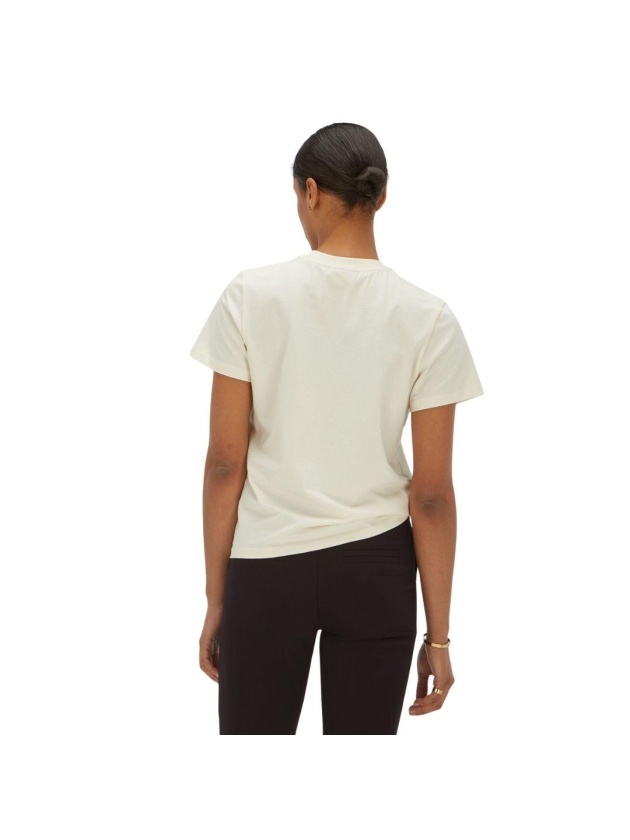Josh V JV DORIE MONOGRAM slim fit T-shirt 033 off white