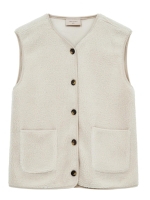 Freequent Teddy waistcoat Moonbeam
