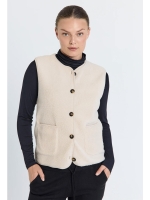 Freequent Teddy waistcoat Moonbeam