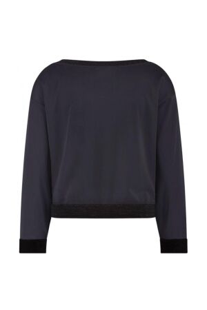 ZIP73 Top 2-half 005 Black velvet