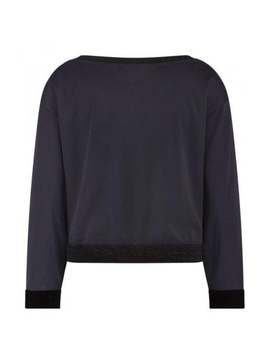 ZIP73 Top 2-half 005 Black velvet
