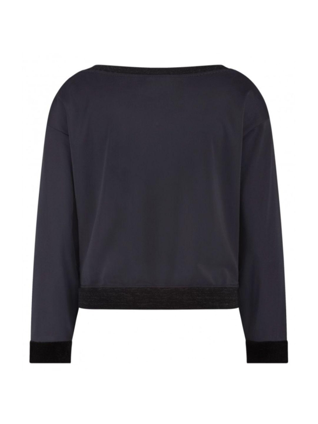 ZIP73 Top 2-half 005 Black velvet