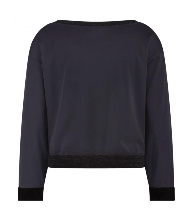 ZIP73 Top 2-half 005 Black velvet