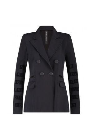 ZIP73 Blazer sleeve never ending 005 Black velvet
