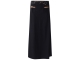 ZIP73 Long skirt  001 Black
