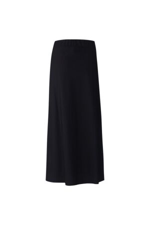 ZIP73 Long skirt  001 Black