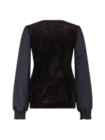ZIP73 Top V never ending 005 Black velvet