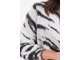 Monari Strickjacke 819 Ash grey gemustert