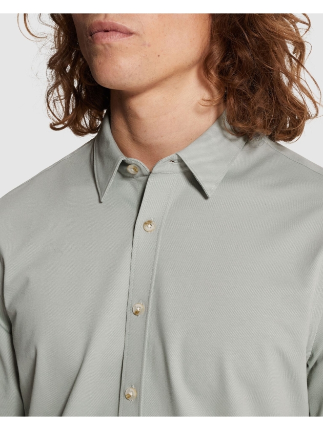 Cast Iron LONG SLEEVE SHIRT Twill Jersey 2 t 9105 Belgian block